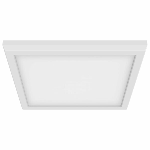 Nuvo Blink Pro 13W 9 in. LED Fixture - 3000K - Square Shape - White Finish - 120V/277V - 0-10V Dimming 62/1729